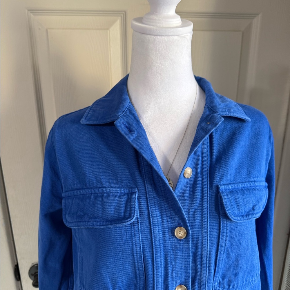 Sezane Willa Chore Jacket in Blue Size XS - Picture 8 of 8